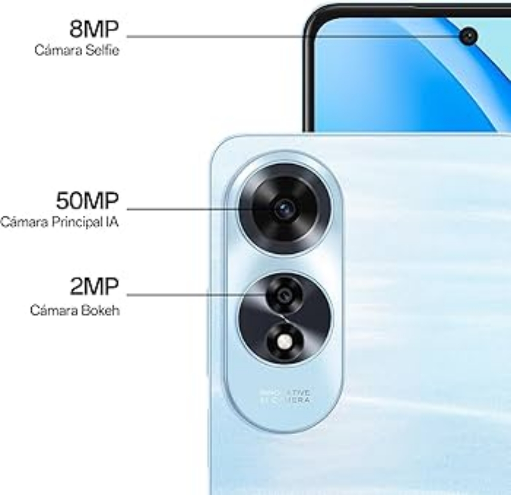 Immagine di SMARTPHONE OPPO A60 5G 4+128GB DUOS OCEAN BLUE ITALIA