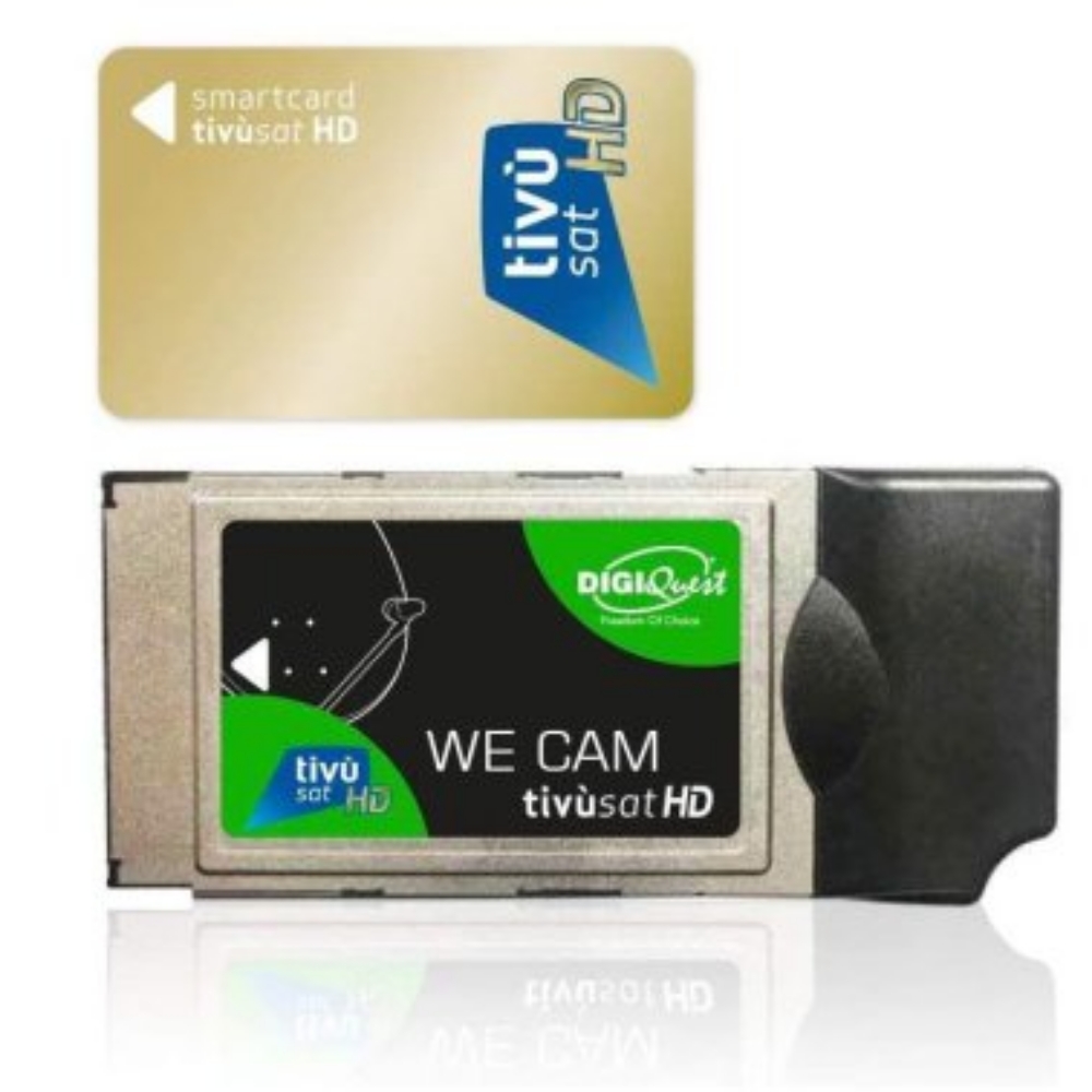 Immagine di MODULO FASTCAM WE CAM HD TIVUSAT + SMARTCARD TIVÙSAT ORO DIGIQUEST BUNDLETVSATWE