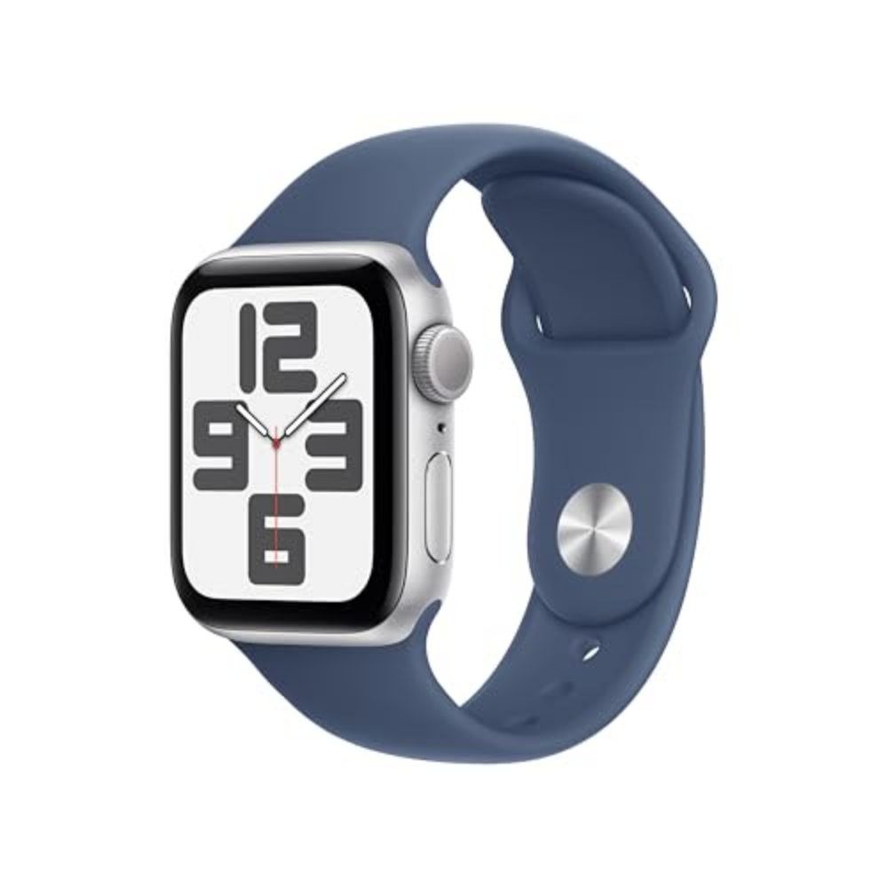 Immagine di SMARTWATCH APPLE WATCH SE 2 40MM GPS ALLUMINIO ARGENTO CON CINTURINO SPORT DENIM S/M MXED3ET/A