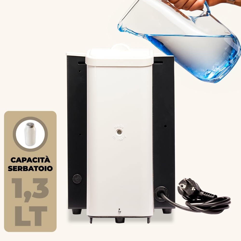 Picture of MACCHINA DA CAFFE' FABER SLOT PLAST BASIC TELAIO BORGOGNA PLASTICHE BIANCO PRESSACIALDA IN OTTONE SPBORBBASOTT
