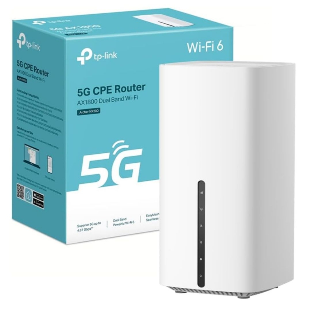 Picture of ROUTER 5G DUAL BAND LTE WIRELESS TP-LINK AX1800 ARCHER NX200