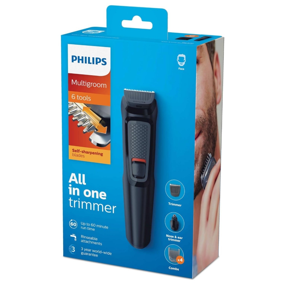 Picture of TAGLIACAPELLI RIFINITORE BARBA PHILIPS MULTIGROOM SERIE 3000 MG3710/15