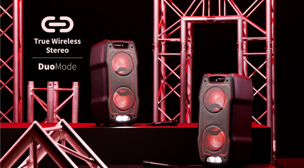 Immagine di CASSE PORTATILI BLUETOOTH PARTY SPEAKER 180W SHARP PS-931