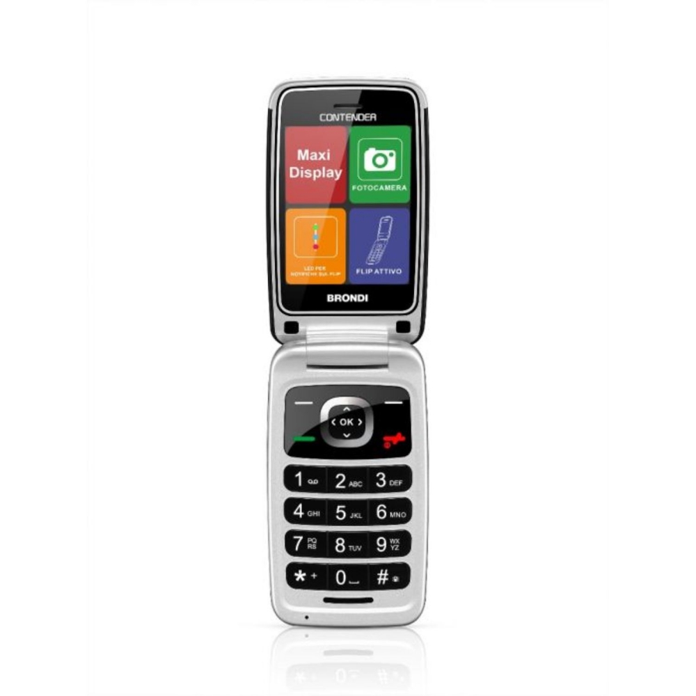 Immagine di CELLULARE BRONDI CONTENDER DUOS WHITE ITALIA