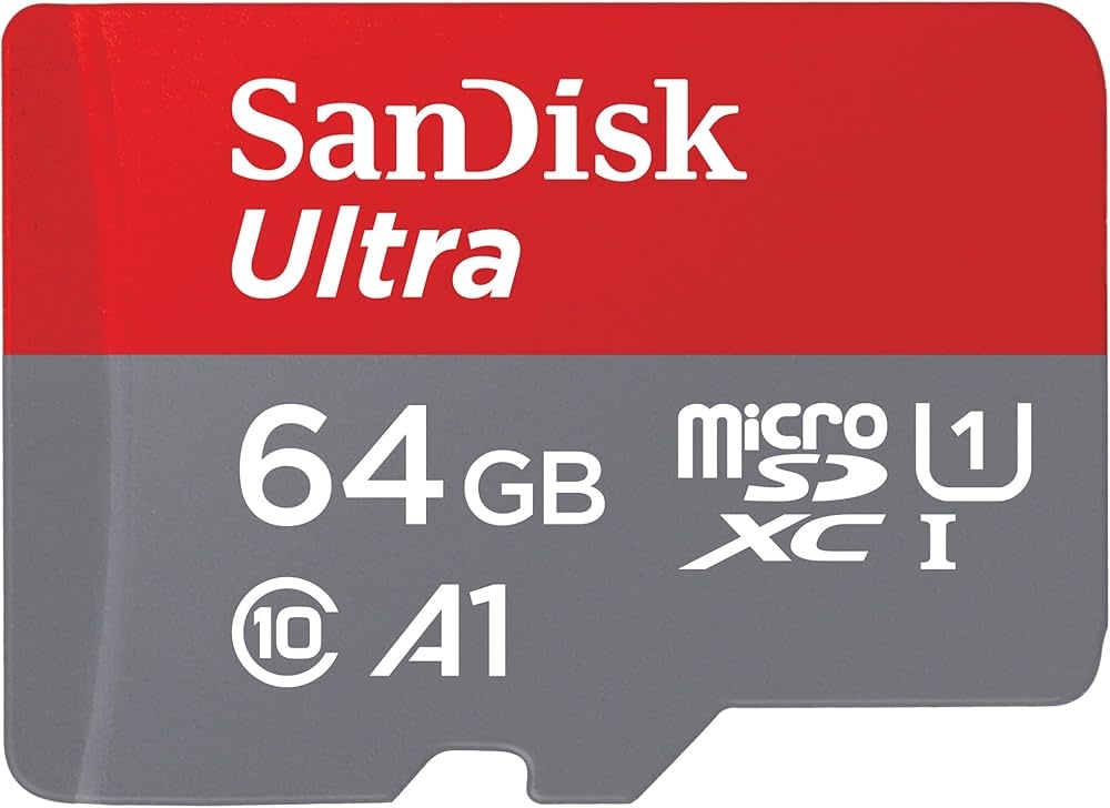 Immagine di MEMORY CARD MICRO SD/TRANSFLASH 64GB SANDISK CLASSE 10 SDSQUAB-064G-GN6MA