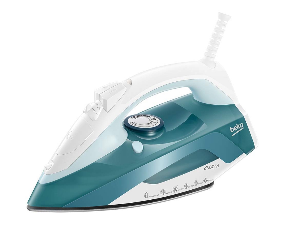 Immagine di FERRO DA STIRO A VAPORE 2300W BEKO SIM4123T AZZURRO/BIANCO