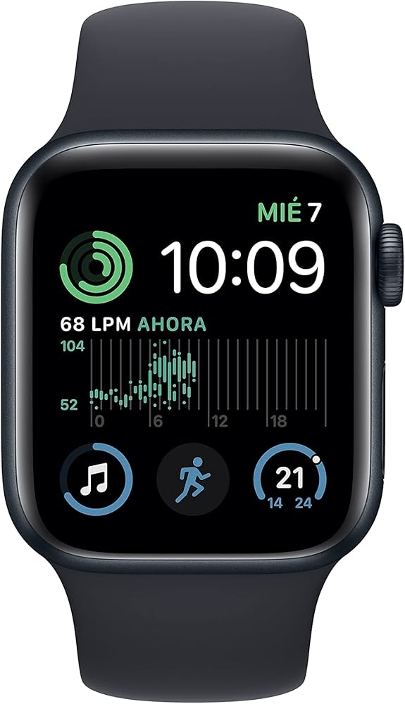 Immagine di SMARTWATCH APPLE WATCH SE 2 40MM GPS ALLUMINIO MEZZANOTTE CON CINTURINO SPORT MEZZANOTTE M/L MXE93LL/A