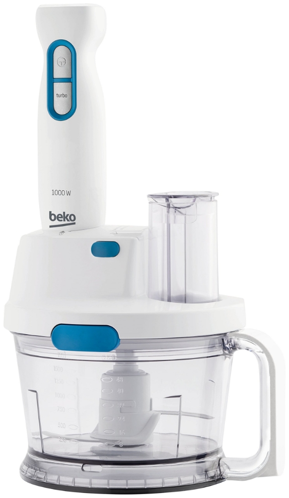 Picture of FRULLATORE AD IMMERSIONE BEKO HBG5100W 1000W 0,7L BIANCO/AZZURRO