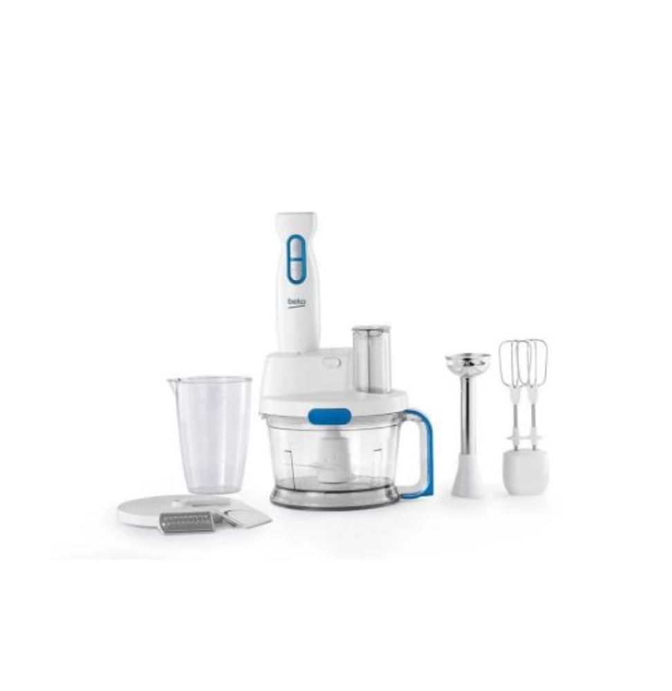 Picture of FRULLATORE AD IMMERSIONE BEKO HBG5100W 1000W 0,7L BIANCO/AZZURRO