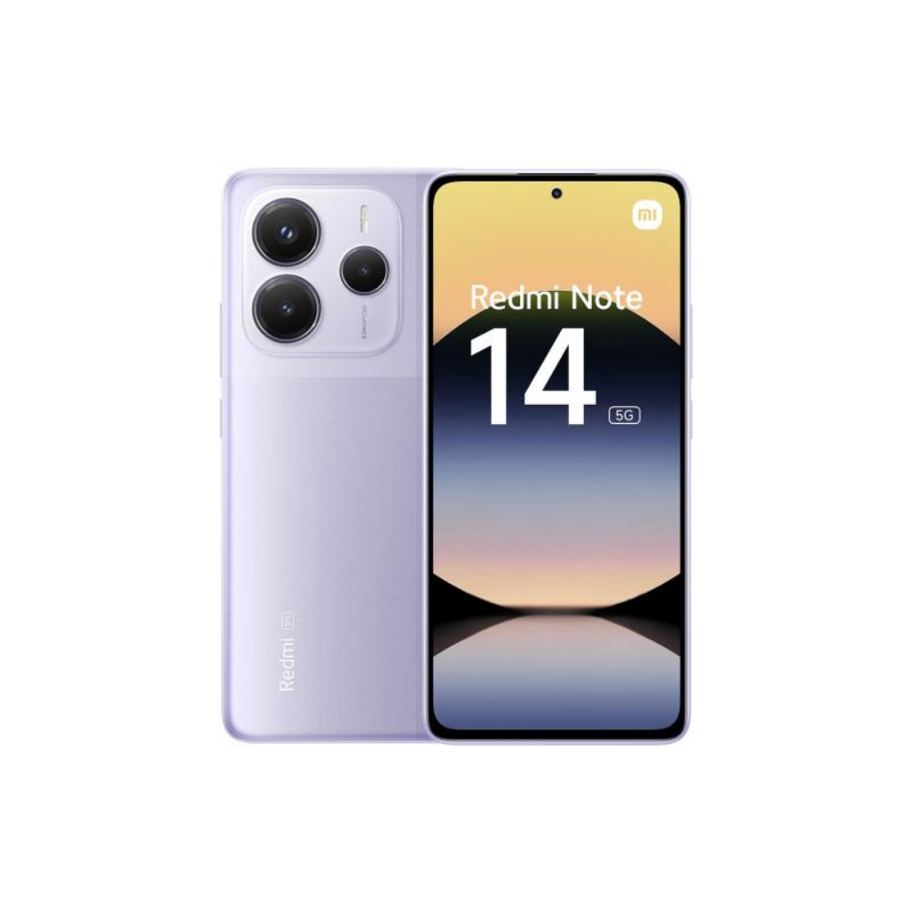 Immagine di SMARTPHONE XIAOMI REDMI NOTE 14 5G 8+256GB DUOS LAVENDER PURPLE ITALIA