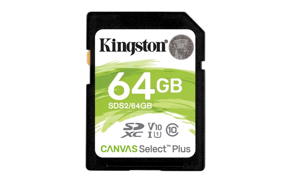 Picture of MEMORY CARD SECURE DIGITAL 64GB KINGSTON CLASSE 10 SELECT PLUS SDS2/64GB