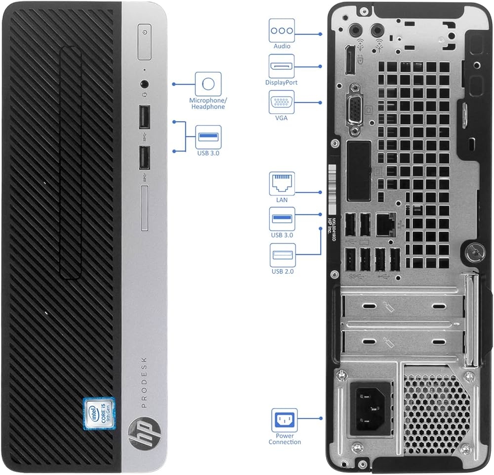Picture of PC HP 600 G6 SFF I5-10TH/16GB/512GB/HD7450/W11P RICONDIZIONATO GRADO A