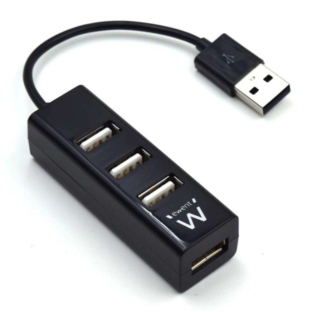 Picture of HUB USB 2.0 4 PORTE EWENT EW1123 NERO