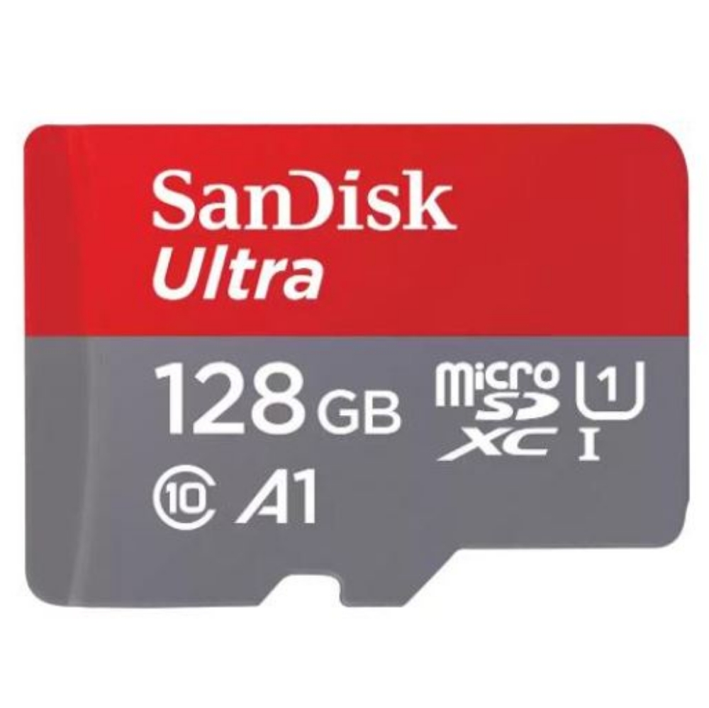 Picture of MEMORY CARD MICRO SD/TRANSFLASH 128GB SANDISK CLASSE 10 SDSQUAB-128G-GN6MA