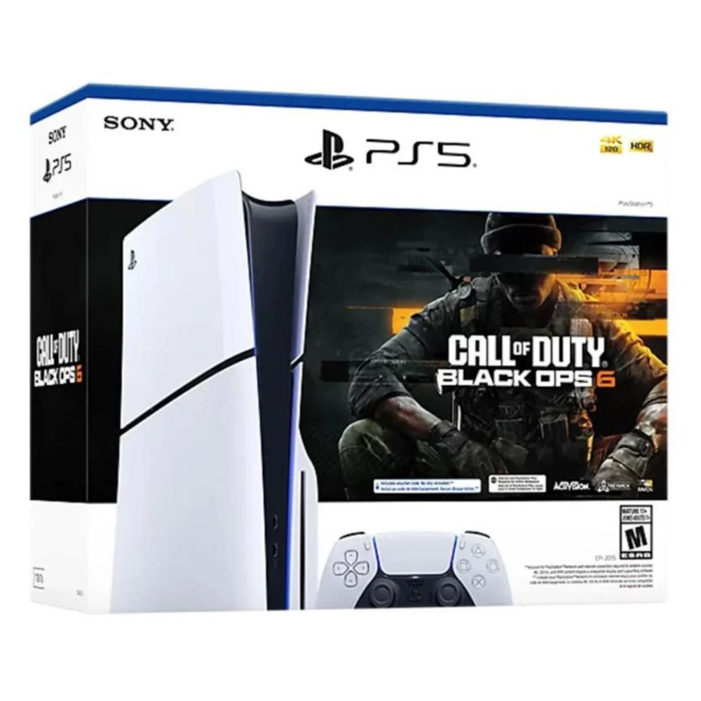 Immagine di CONSOLE PS5 STANDARD EDITION SLIM 1TB SONY BUNDLE CALL OF DUTY BLACK OPS 6 WHITE ITALIA