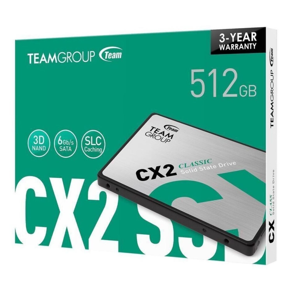 Immagine di HARD DISK 2,5 SSD 512GB TEAM GROUP T253X6512G0C101