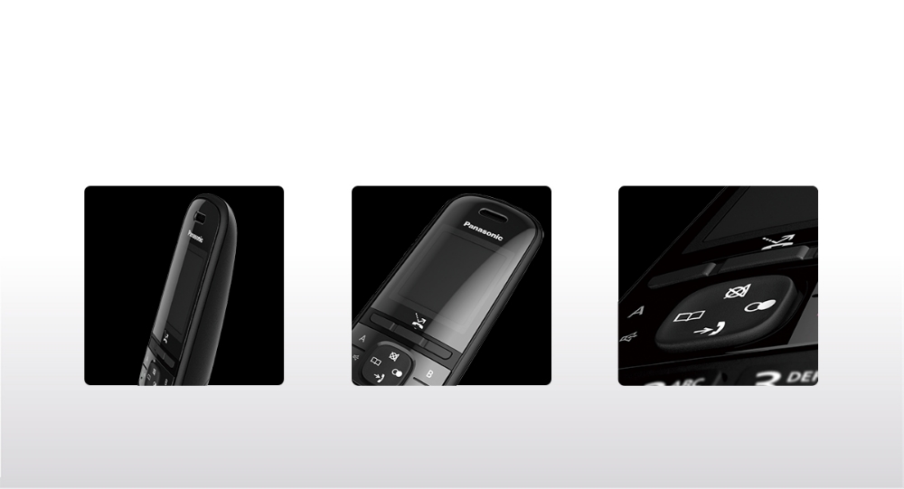 Picture of CORDLESS PANASONIC KX-TGH720JTB