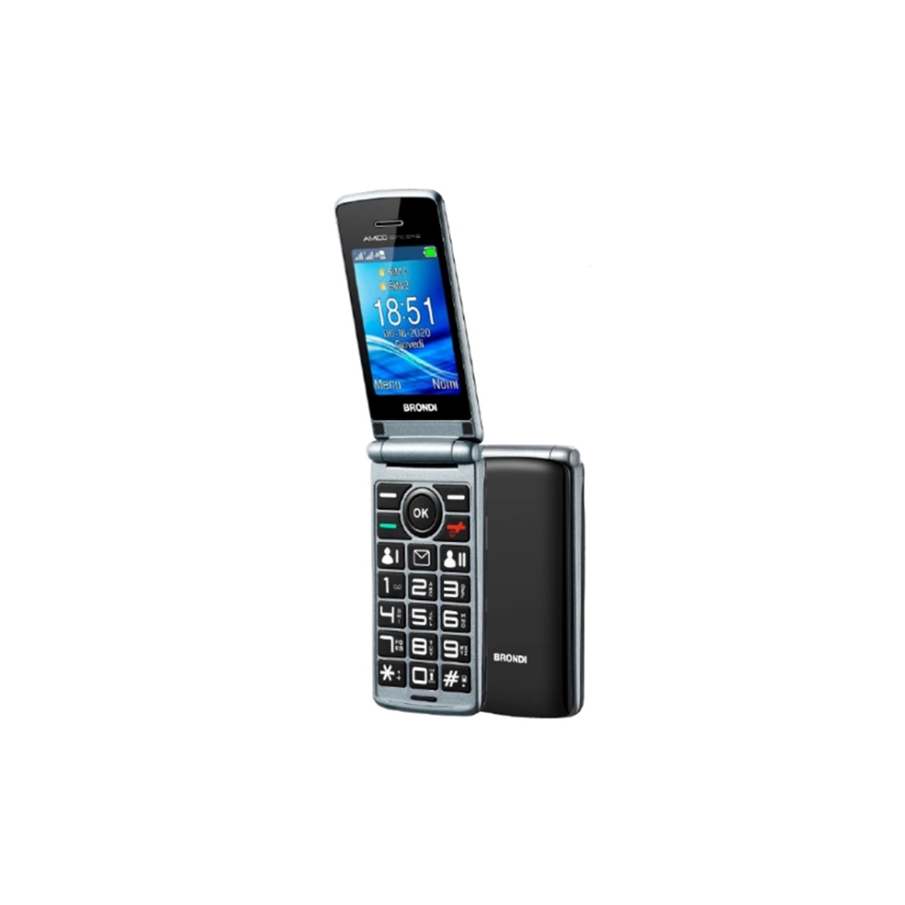 Picture of CELLULARE BRONDI SINCERO DUOS BLACK ITALIA