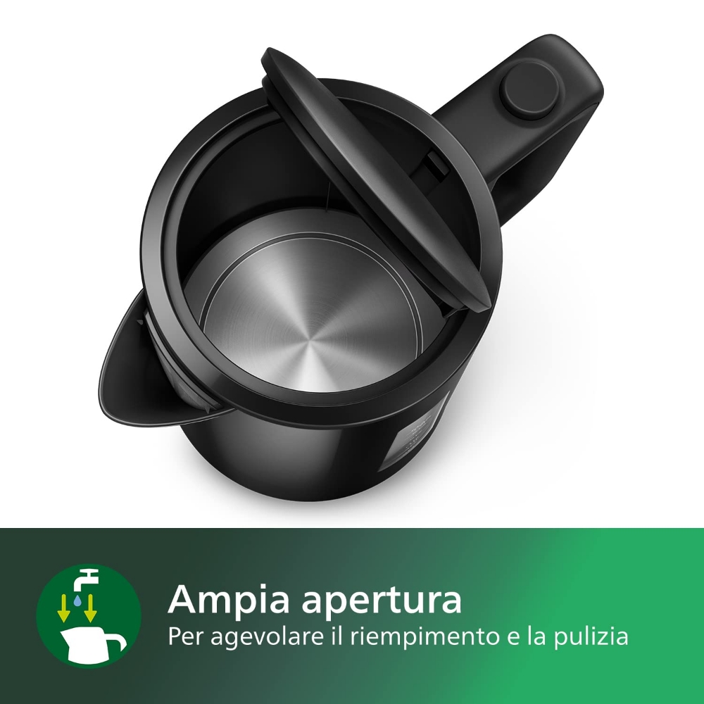 Immagine di BOLLITORE ELETTRICO PHILIPS SERIE 3000 1,7L 2200W HD9318/20 BLACK
