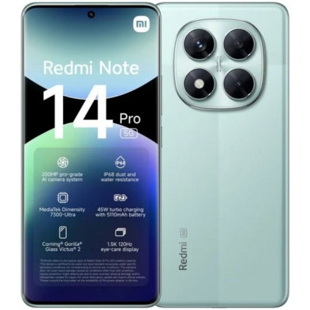 Picture of SMARTPHONE XIAOMI REDMI NOTE 14 PRO+ 5G 8+256GB DUOS FROST BLUE ITALIA
