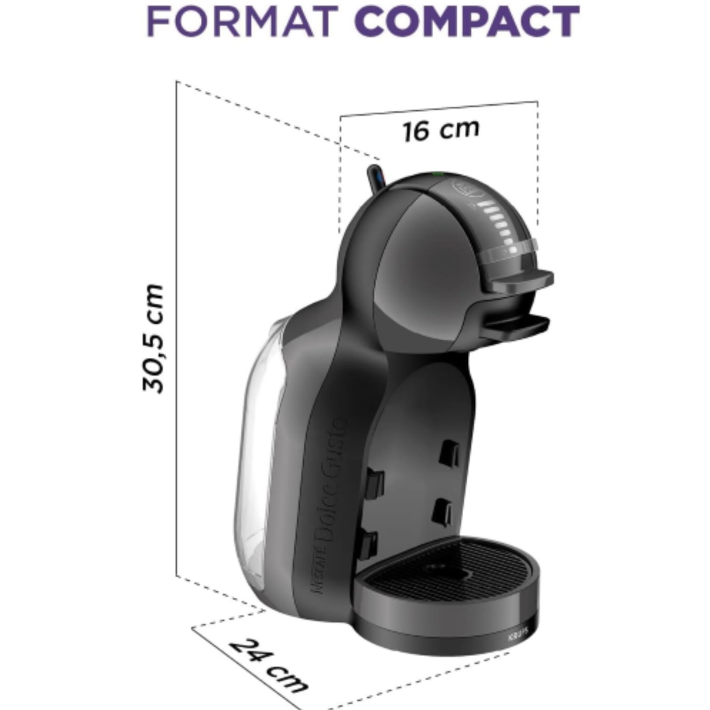 Picture of MACCHINA DA CAFFE' KRUPS DOLCE GUSTO KP123810 MINI ME BLACK