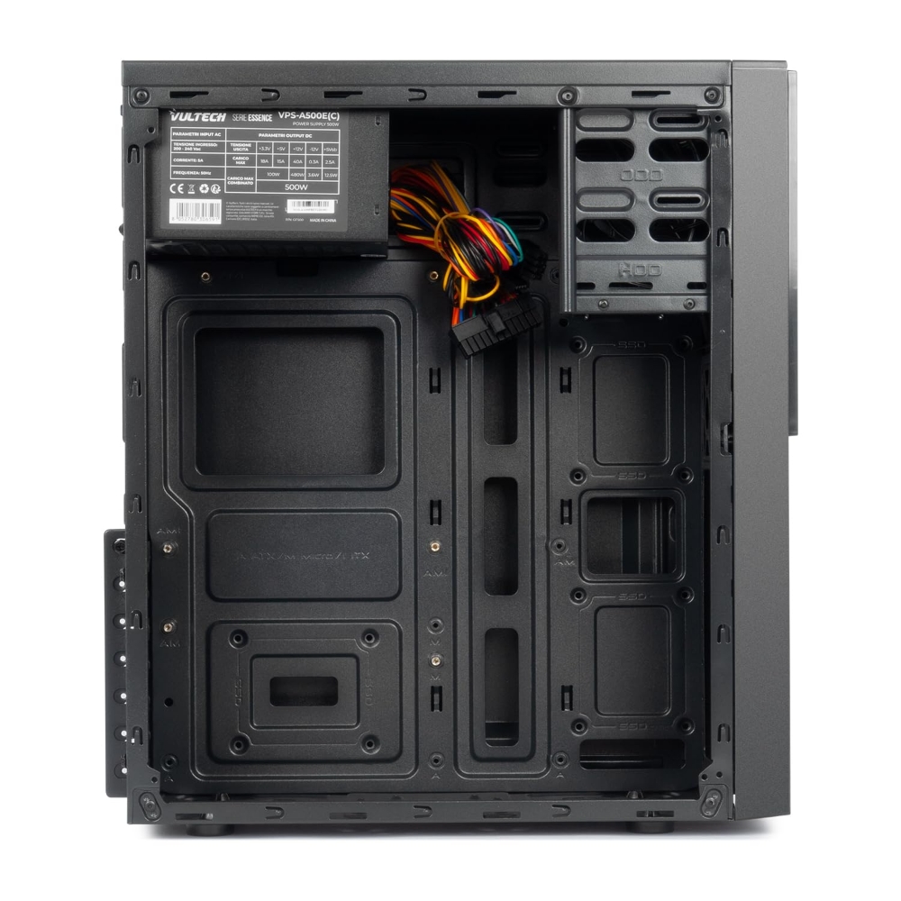 Immagine di CASE ATX VULTECH VULVCO-A1699P-REV2.2 CON ALIMENTATORE 500W