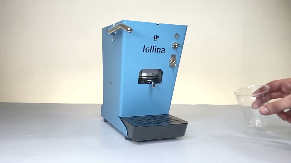 Immagine di MACCHINA DA CAFFE' LOLLO CAFFE' LOLLINA CANDY ACQUAMELLOW + BOX 40 CIALDE LOLLO MIX ORO