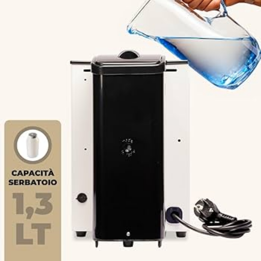 Picture of MACCHINA DA CAFFE' FABER SLOT PLAST BASIC TELAIO NERO PLASTICHE BIANCO PRESSACIALDA IN OTTONE SPNERBBASOTT
