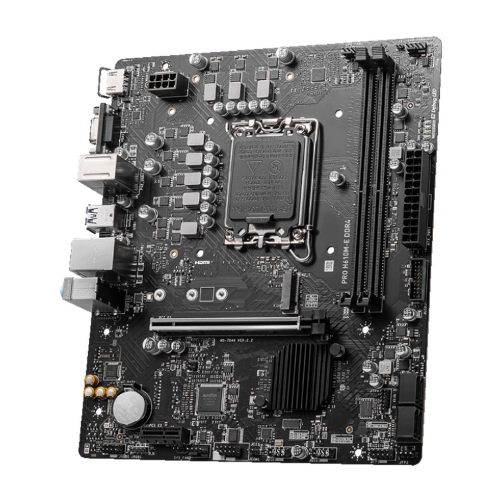 Picture of MAINBOARD SLGA1700 MSI H610M-E DDR4