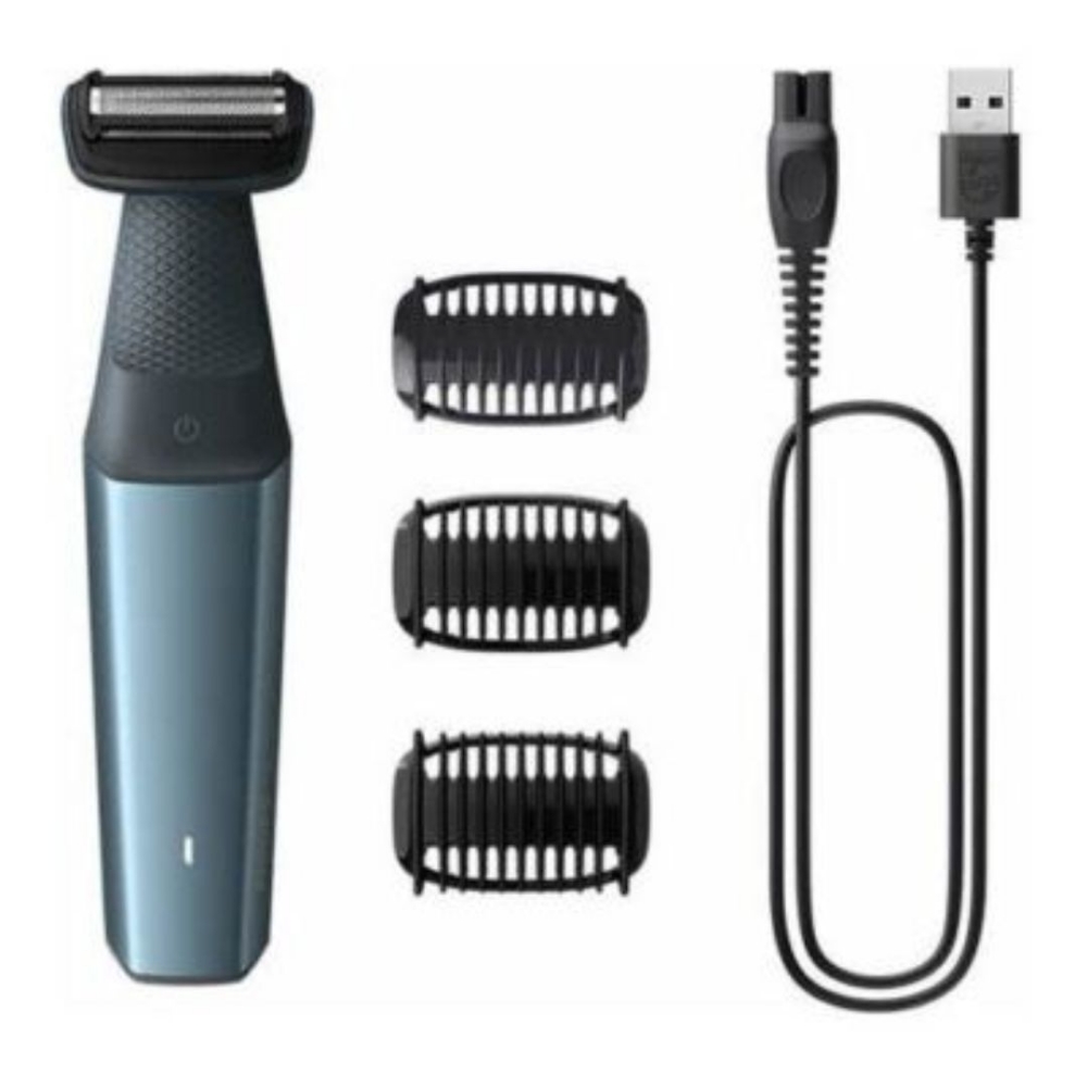 Picture of RASOIO ELETTRICO PHILIPS SERIE 3000 BODYGROOM BG3027/05 BLACK/BLUE