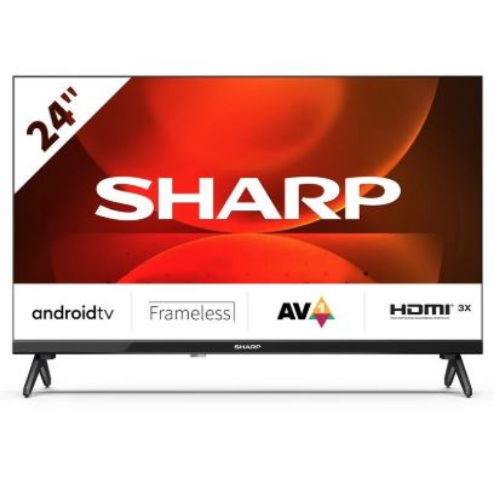Immagine di TV LED 24" SHARP 24FH2EA SMART TV ITALIA BLACK