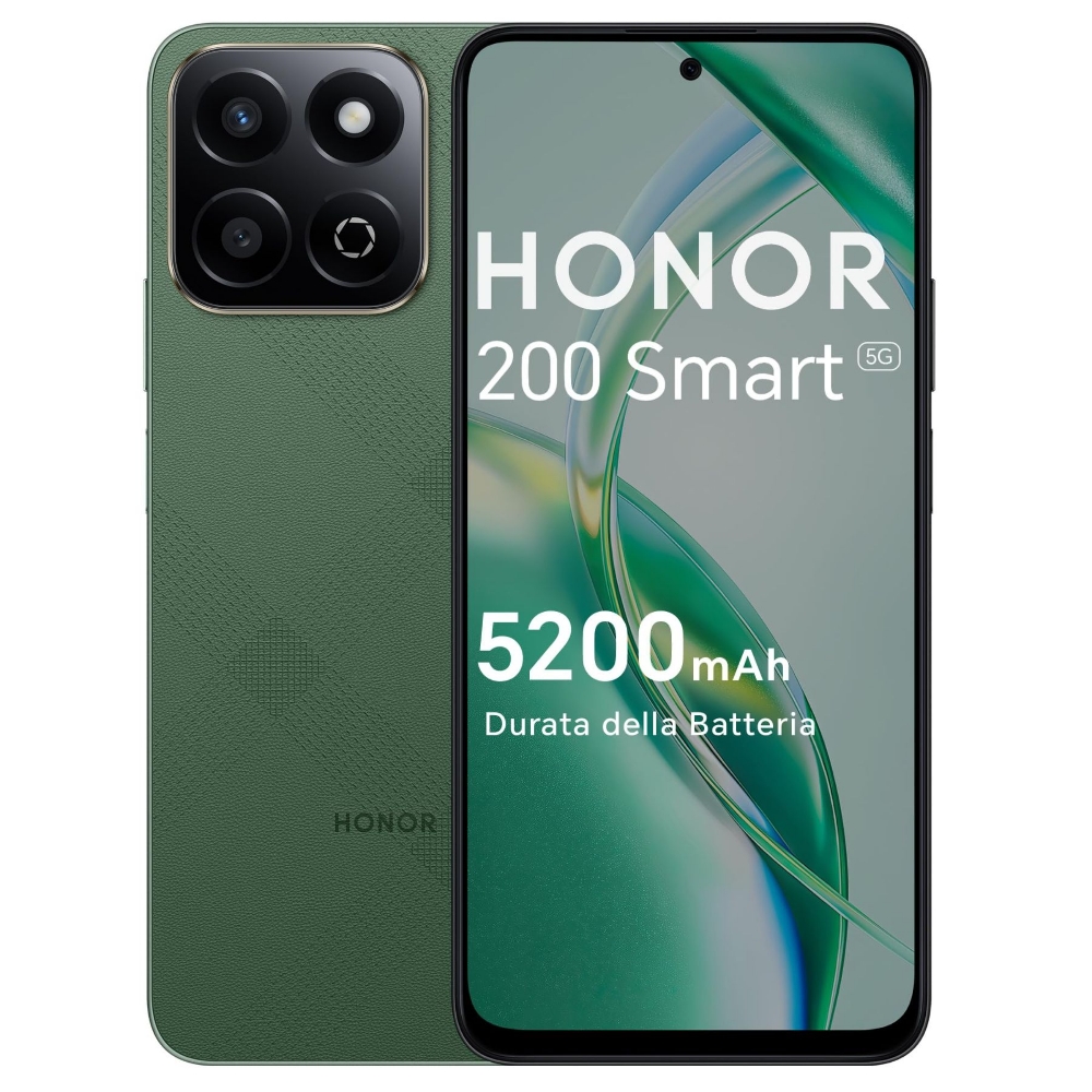 Picture of SMARTPHONE HONOR 200 SMART 5G 4+256GB GREEN TIM