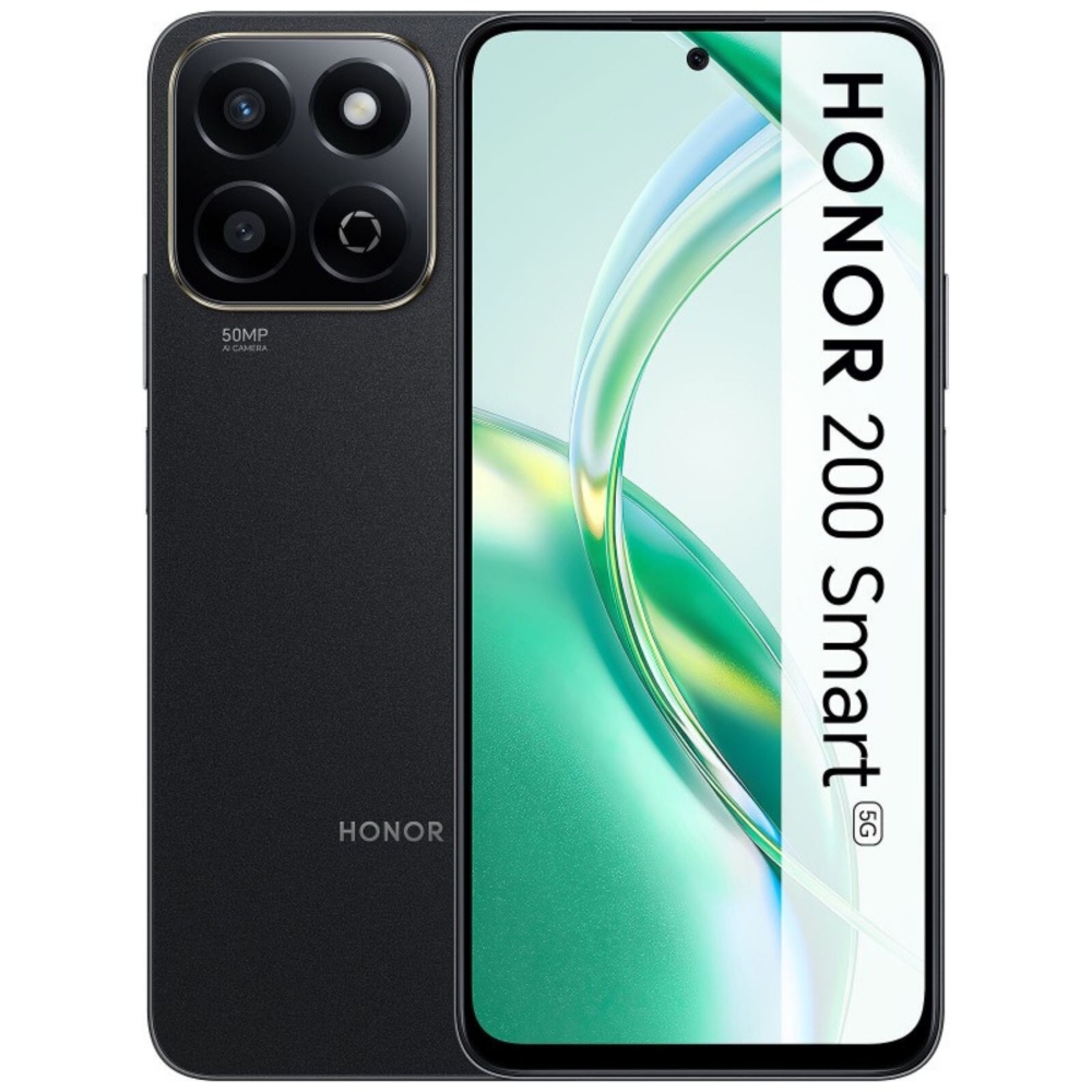 Immagine di SMARTPHONE HONOR 200 SMART 5G 4+256GB BLACK TIM