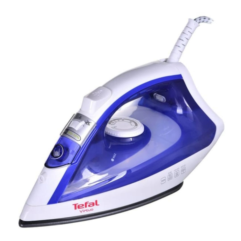 Immagine di FERRO DA STIRO A VAPORE TEFAL 1800W FV1711E0 WHITE/BLUE