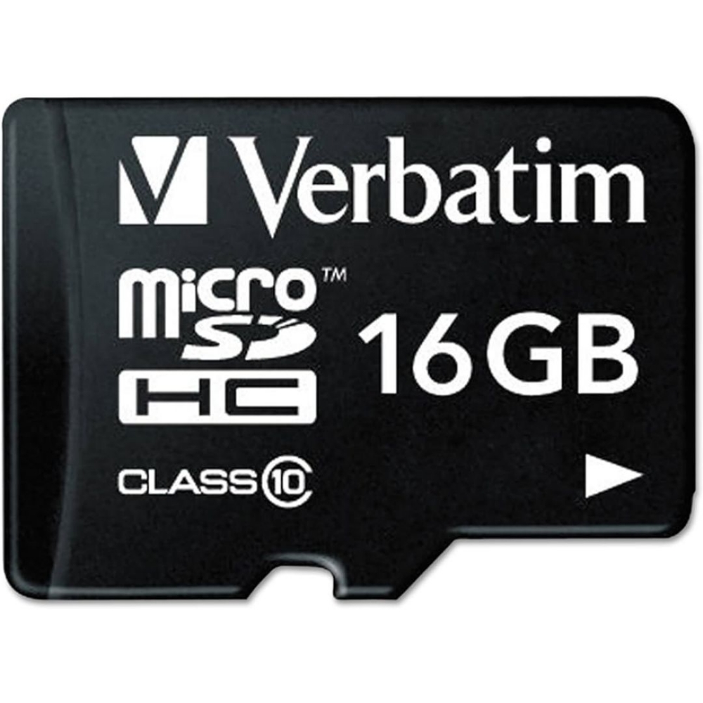 Immagine di MEMORY CARD MICRO SD/TRANSFLASH 16GB VERBATIM CLASSE 10 44082