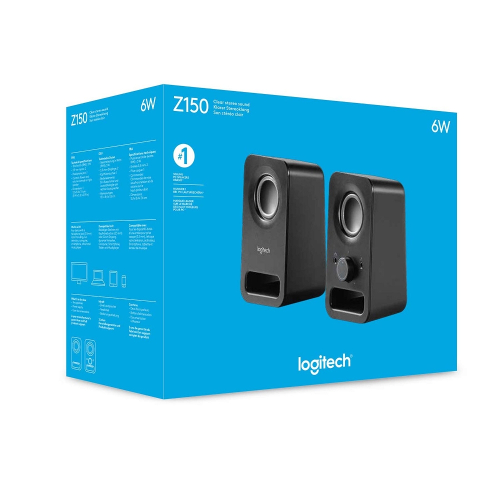 Immagine di CASSE 2.0 LOGITECH Z150 980-000814 BLACK