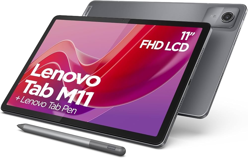 Immagine di TABLET LENOVO ZADB0260GR M11 FHD 11" 4+128GB WI-FI + LTE ANDROID 13 LUNA GREY PENNA E COVER INCLUSA EU