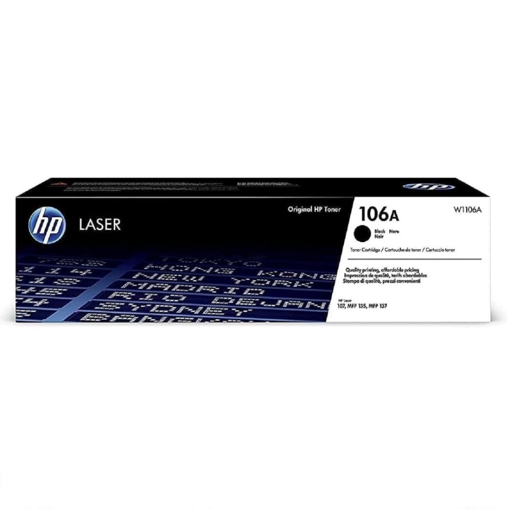 Visualizza i dettagli per TONER HP W1106A BLACK Immagine di TONER HP W1106A BLACK