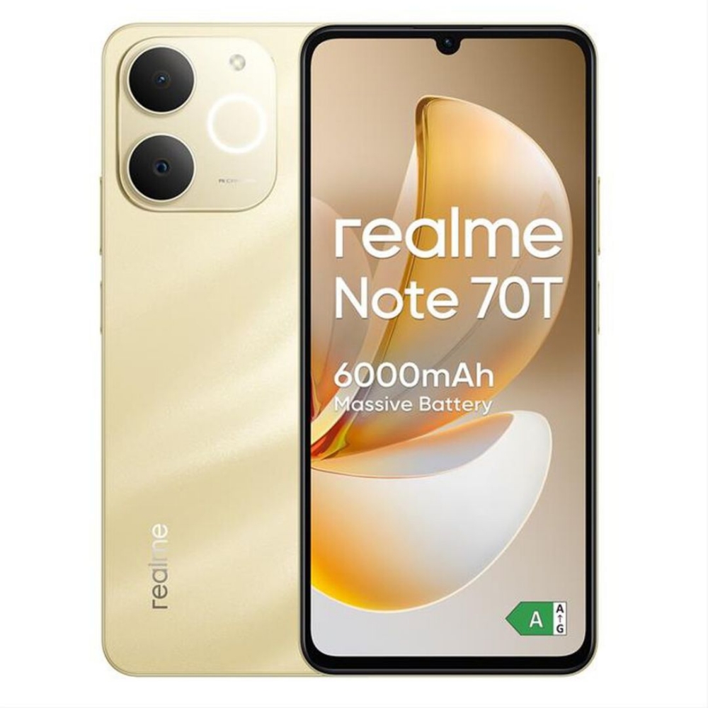 Visualizza i dettagli per SMARTPHONE REALME NOTE 70T 4+128GB DUOS BEACH GOLD Immagine di SMARTPHONE REALME NOTE 70T 4+128GB DUOS BEACH GOLD