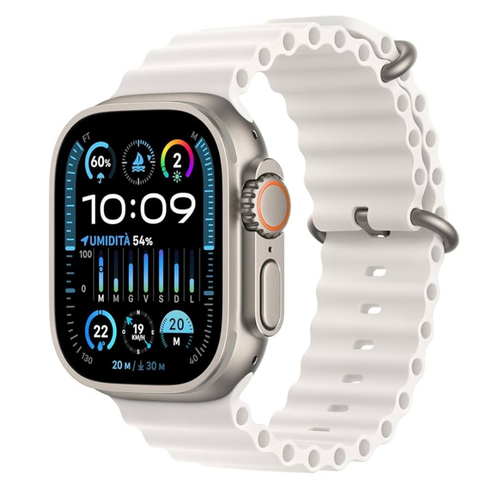 Visualizza i dettagli per SMARTWATCH APPLE ULTRA 2022 49MM IN TITANIO CINTURINO COMPATIBILE BIANCO RICONDIZIONATO GRADO A Immagine di SMARTWATCH APPLE ULTRA 2022 49MM IN TITANIO CINTURINO COMPATIBILE BIANCO RICONDIZIONATO GRADO A