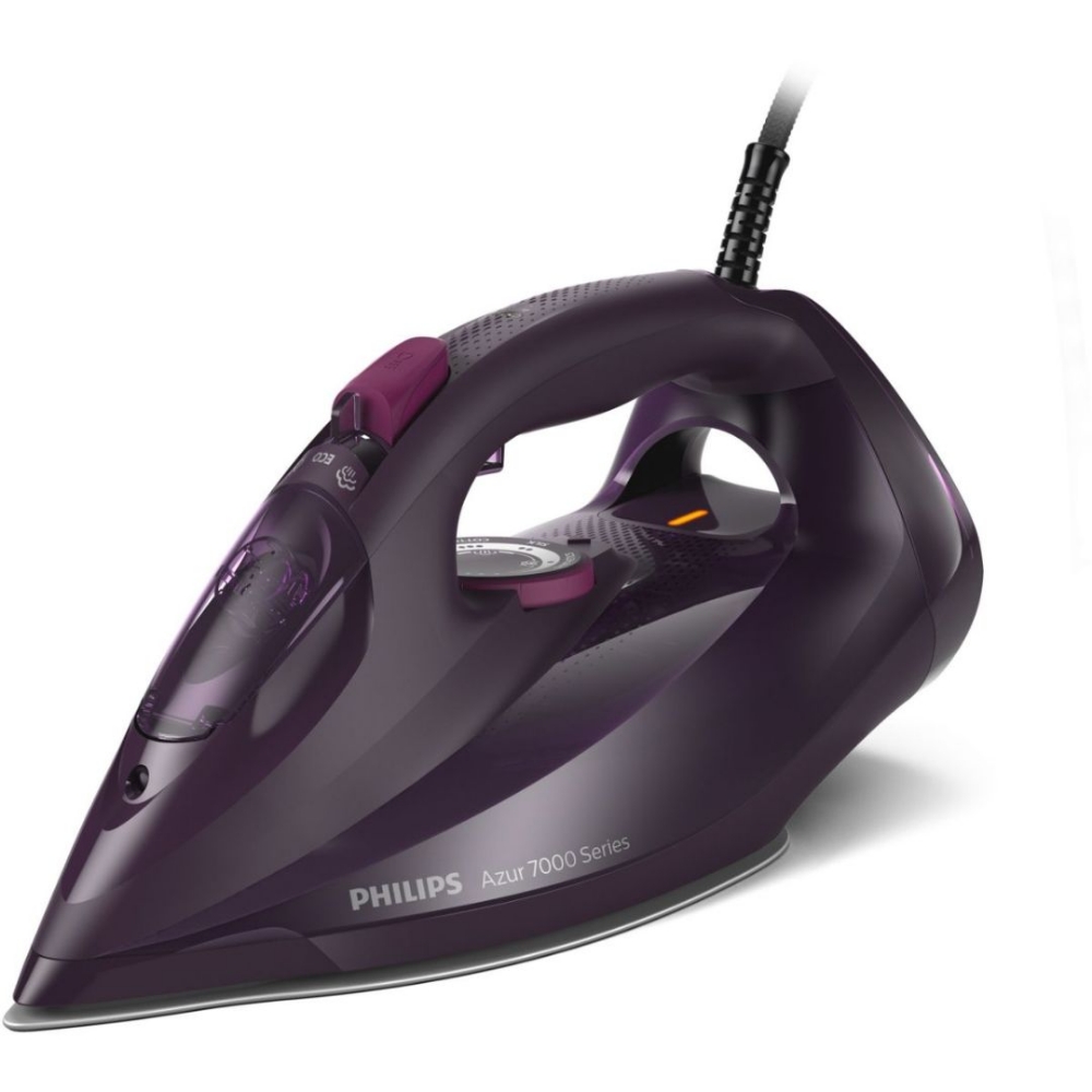 Picture of FERRO DA STIRO VAPORE SERIE 7000 PHILIPS 300ML 3000W DST7061/30 VIOLA SCURO