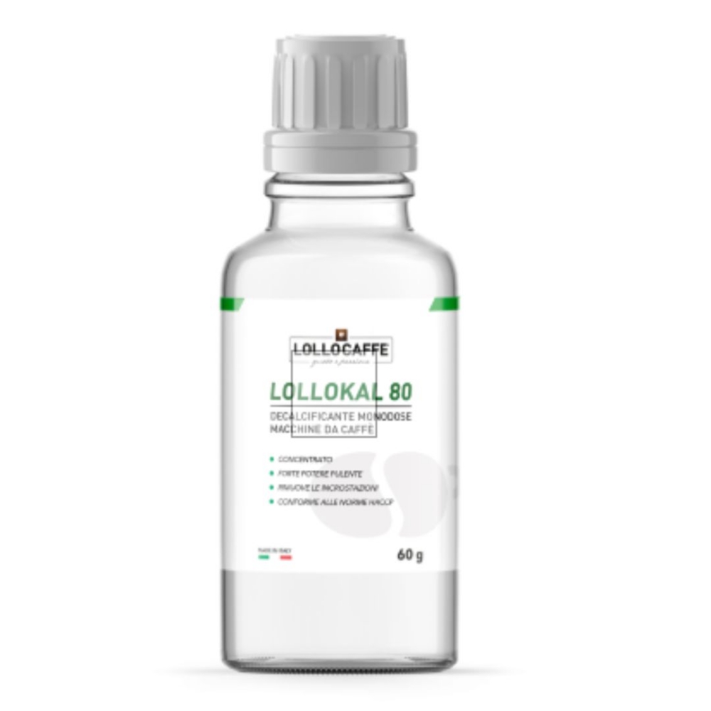 Picture of DECALCIFICANTE LOLLO CAFFE' PER MACCHINA DA CAFFE' 80 FL. 60 GR MONODOSE LOLLO KAL
