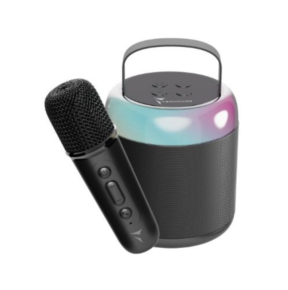 Visualizza i dettagli per KARAOKE TECHMADE TM-K2-BK NERO Immagine di KARAOKE TECHMADE TM-K2-BK NERO