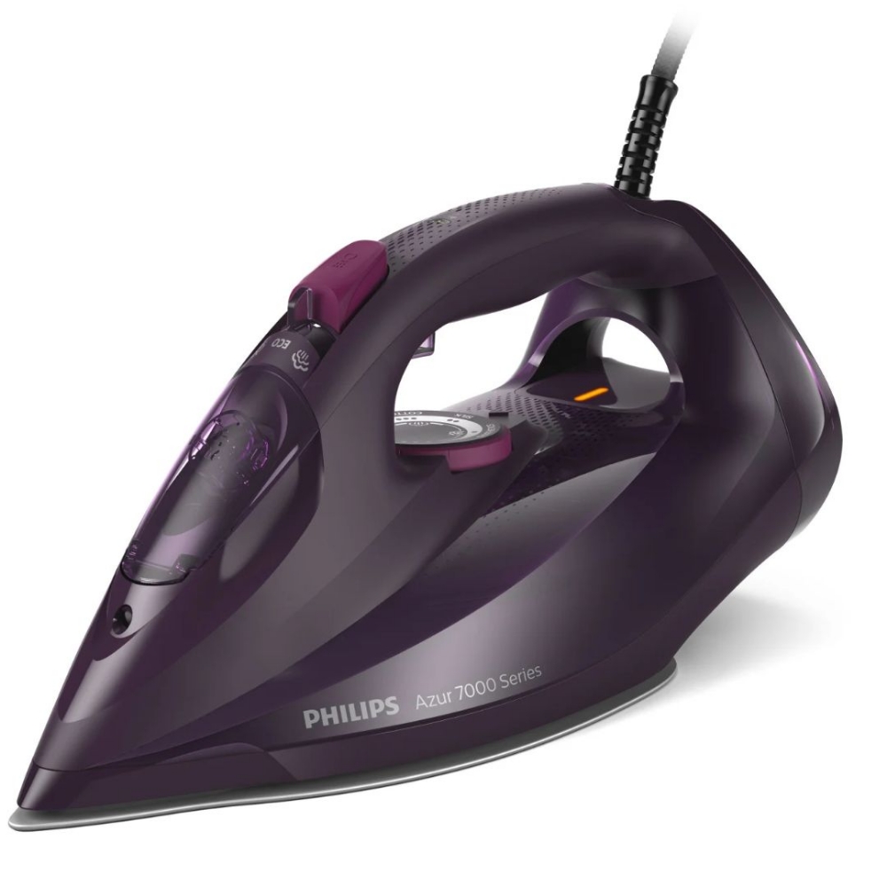 Picture of FERRO DA STIRO VAPORE SERIE 7000 PHILIPS 300ML 3000W DST7061/30 VIOLA SCURO