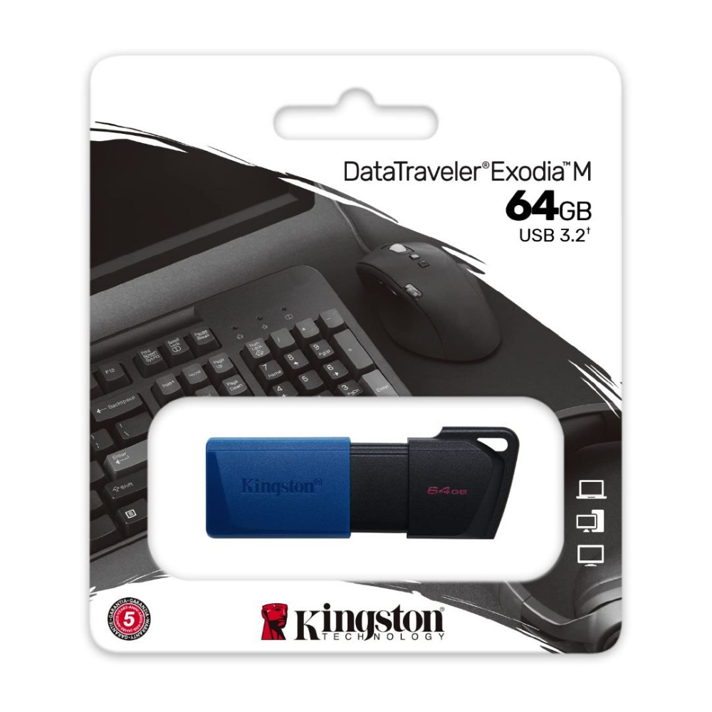 Immagine di MEMORIA USB 64GB 3.2 KINGSTON DTXM/64GB