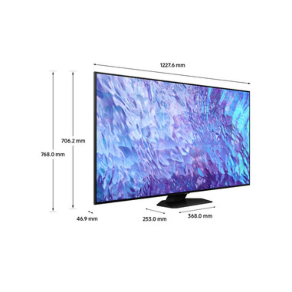 Immagine di TV QLED 55" SAMSUNG QE55Q80CATXXH SMART TV EUROPA BLACK