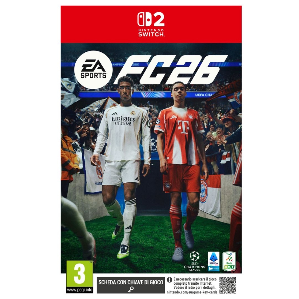 Visualizza i dettagli per GIOCO NINTENDO SWITCH 2 EA SPORTS FC 26 STANDARD EDITION ITALIA Immagine di GIOCO NINTENDO SWITCH 2 EA SPORTS FC 26 STANDARD EDITION ITALIA