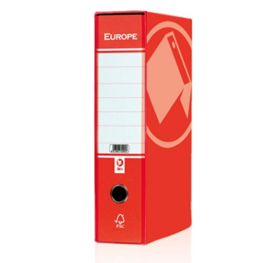 Immagine di REGISTRATORE D.8 EUROPE ROSSO