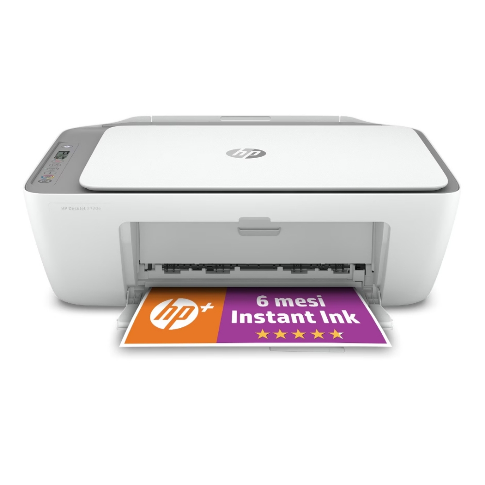 Visualizza i dettagli per MULTIFUNZIONE INKJET HP DESKJET 2720E 26K67B WHITE/GREY Immagine di MULTIFUNZIONE INKJET HP DESKJET 2720E 26K67B WHITE/GREY