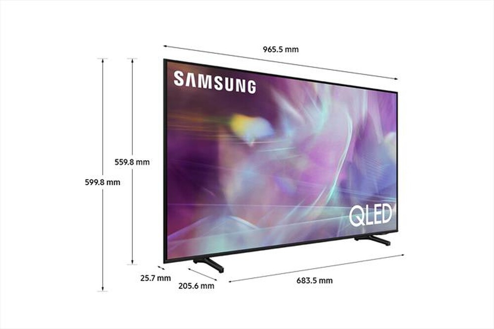Immagine di TV QLED 43" SAMSUNG QE43Q7FAAUXXH SMART TV EUROPA BLACK